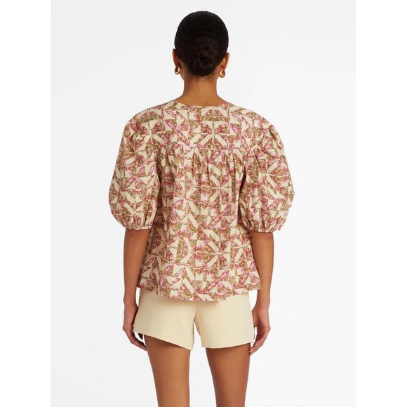 NEW MARIE OLIVER women's mable top in everglade - Picture 3 of 4